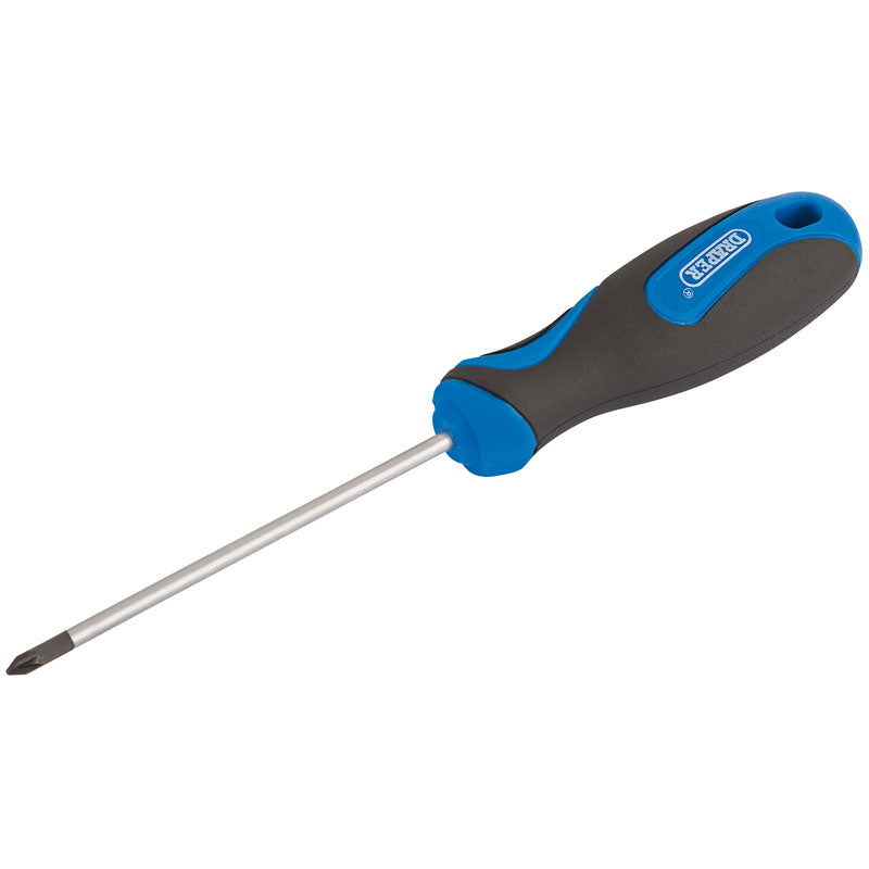 Draper No.0 x 75mm PZ Type Screwdriver with Soft Grip Handles