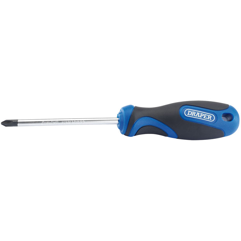 Draper No.2 x 100mm Cross Slot Screwdriver with Soft Grip Handles