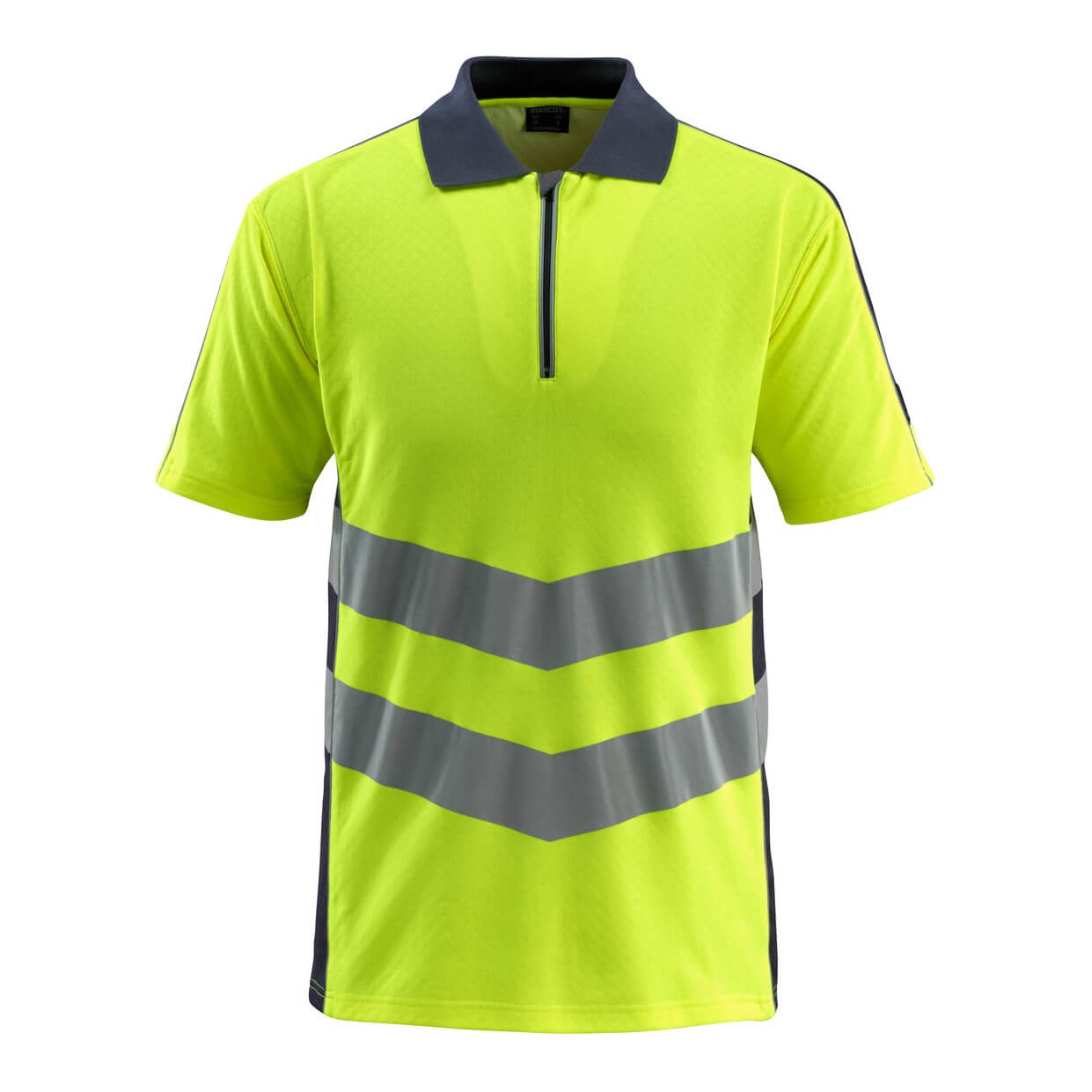 Mascot Safe Supreme Murton Polo shirt #colour_hi-vis-yellow-dark-navy