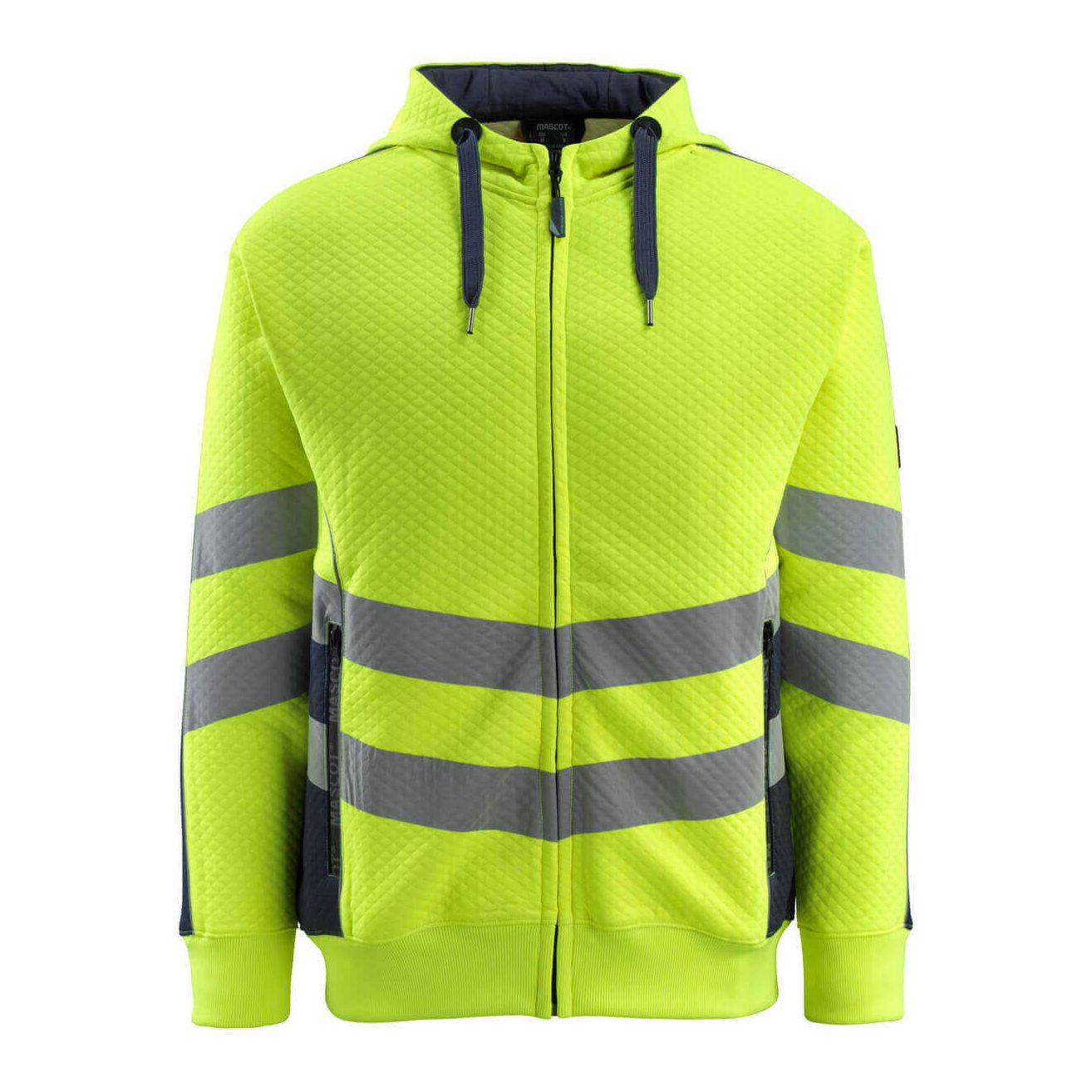 Mascot Safe Supreme Corby Hoodie #colour_hi-vis-yellow-dark-navy