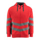 Mascot Safe Supreme Corby Hoodie #colour_hi-vis-red-dark-anthracite