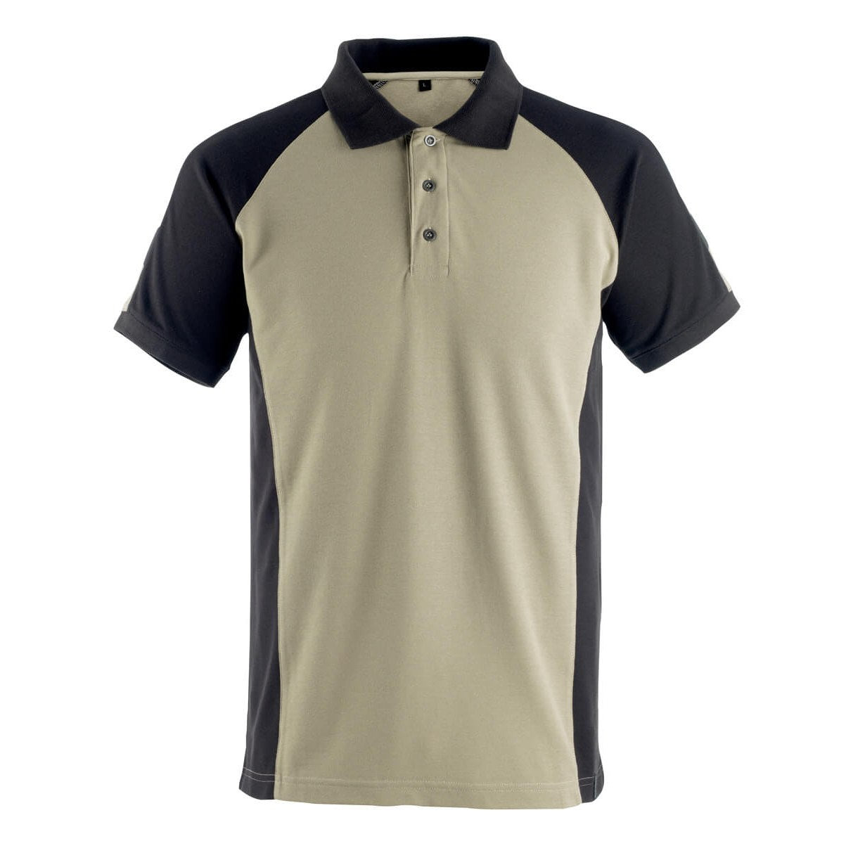 Mascot Unique Bottrop Polo Shirt #colour_light-khaki-black