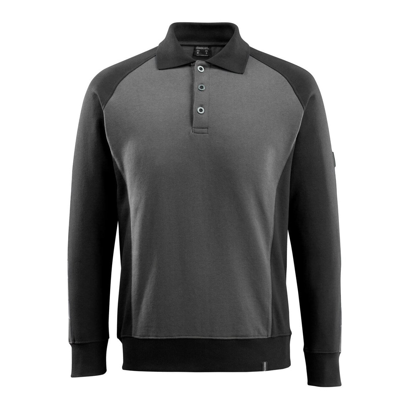 Mascot Unique Magdeburg Polo Sweatshirt #colour_dark-anthracite-black