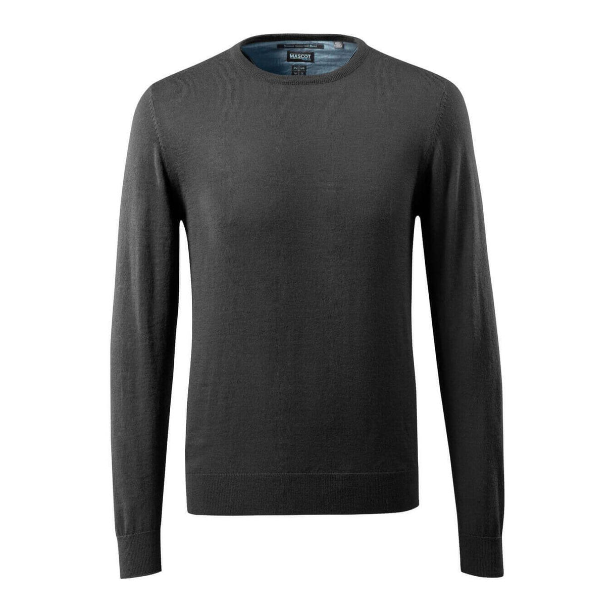 Mascot Frontline Merino Wool Knitted Round Neck Jumper #colour_black