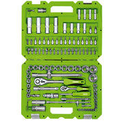 Draper 1/4" and 1/2" Sq. Dr. Metric Tool Kit (100 piece)