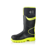 Buckbootz BBZ8000 High Visibility Neoprene/Rubber Safety Wellington Boots