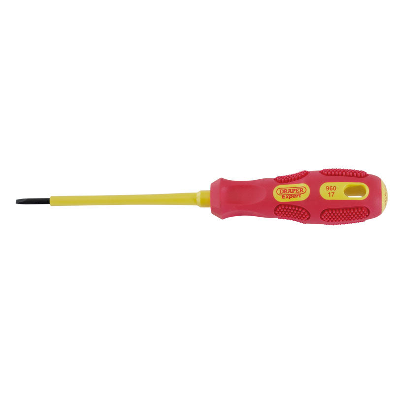 Draper 2.5mm x 75 mm Fully Insulated Plain Slot Screwdriver