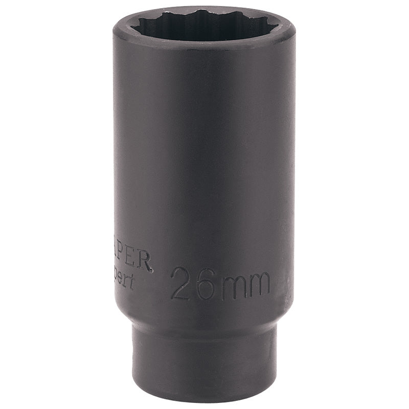 Draper 1/2" Square Drive Hub Nut Impact Socket (26mm)
