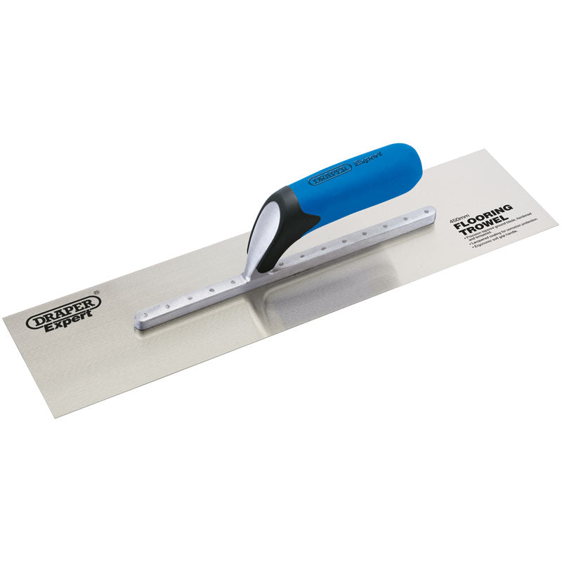 Draper Soft Grip Stainless Steel Plastering Trowel (455mm)