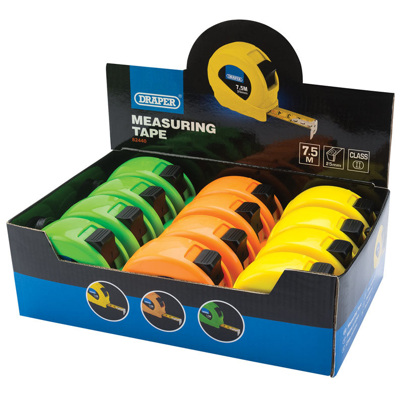 Draper Measuring Tapes (7.5M/25ft)