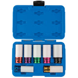 Draper 1/2" Sq. Dr. Wheel Nut Sockets for Alloy Wheels (7 Piece)