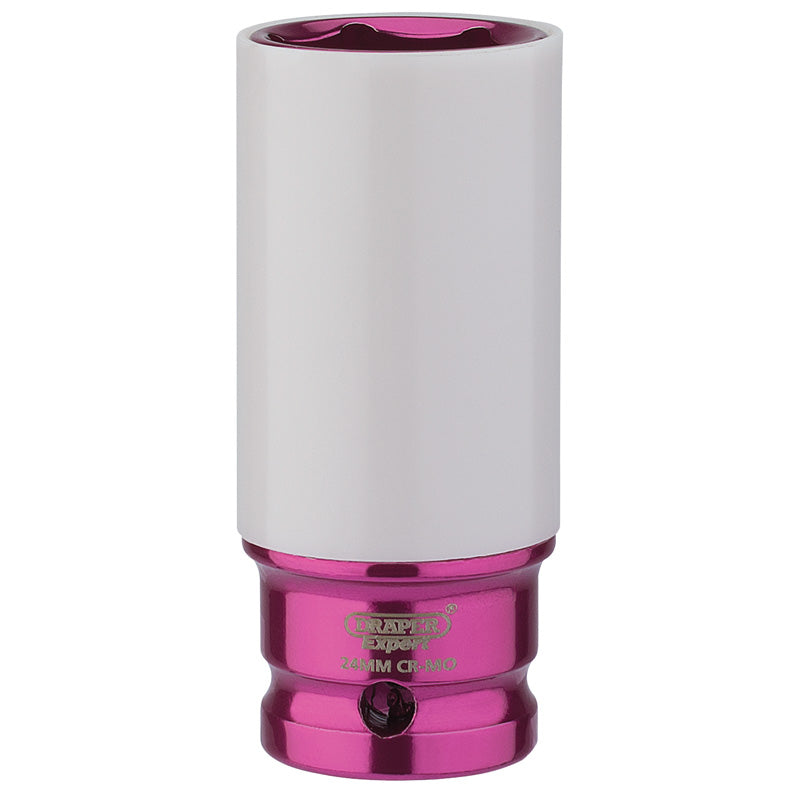 Draper 1/2" Sq. Dr. HI-TORQ® Wheel Nut Socket for Alloy Wheels (24mm)
