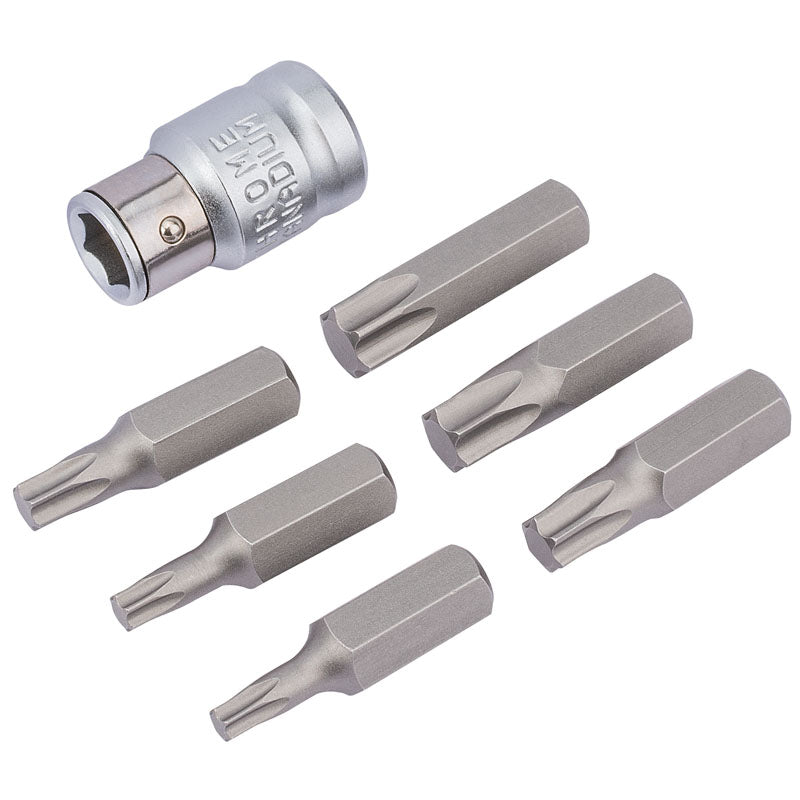 Draper 3/8" Square Drive Draper TX-STAR&#174; Bit and Bit Holder Set (7 Piece)
