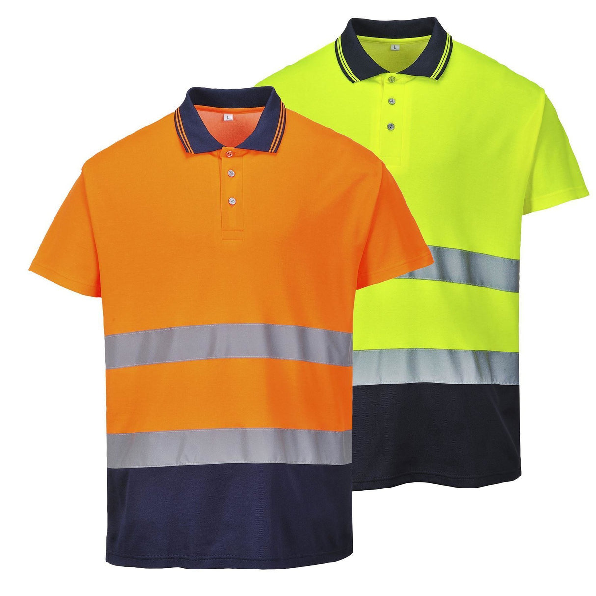 Portwest Two Tone Cotton Comfort Polo