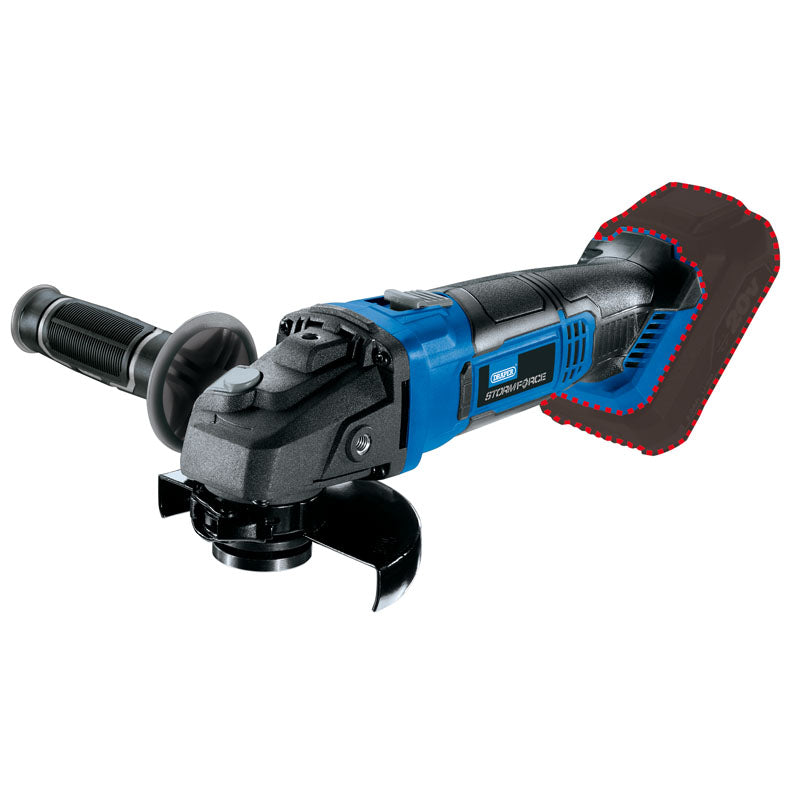 Draper Storm Force&#174; 20V 115mm Angle Grinder - Bare