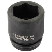 Draper Expert 34mm 3/4" Square Drive HI-TORQ® 6 Point Impact Socket