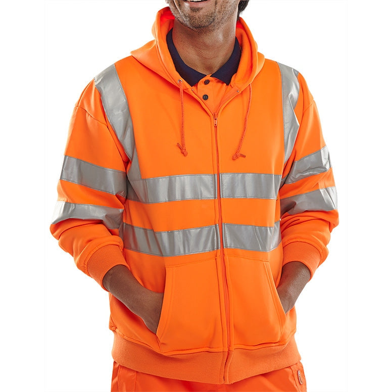 Beeswift Hooded Fully Zipped Sweatshirt