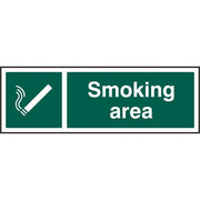 Bsafe Smoking Area Sign Green