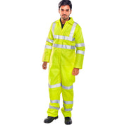 Beeswift Tesla Fire Retardant/Anti-Static Boilersuit En471 Saturn Yellow