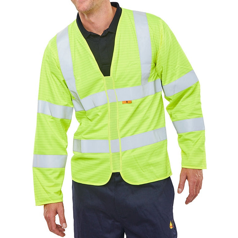 Beeswift Fire Retardant Hi-vis Jerkin