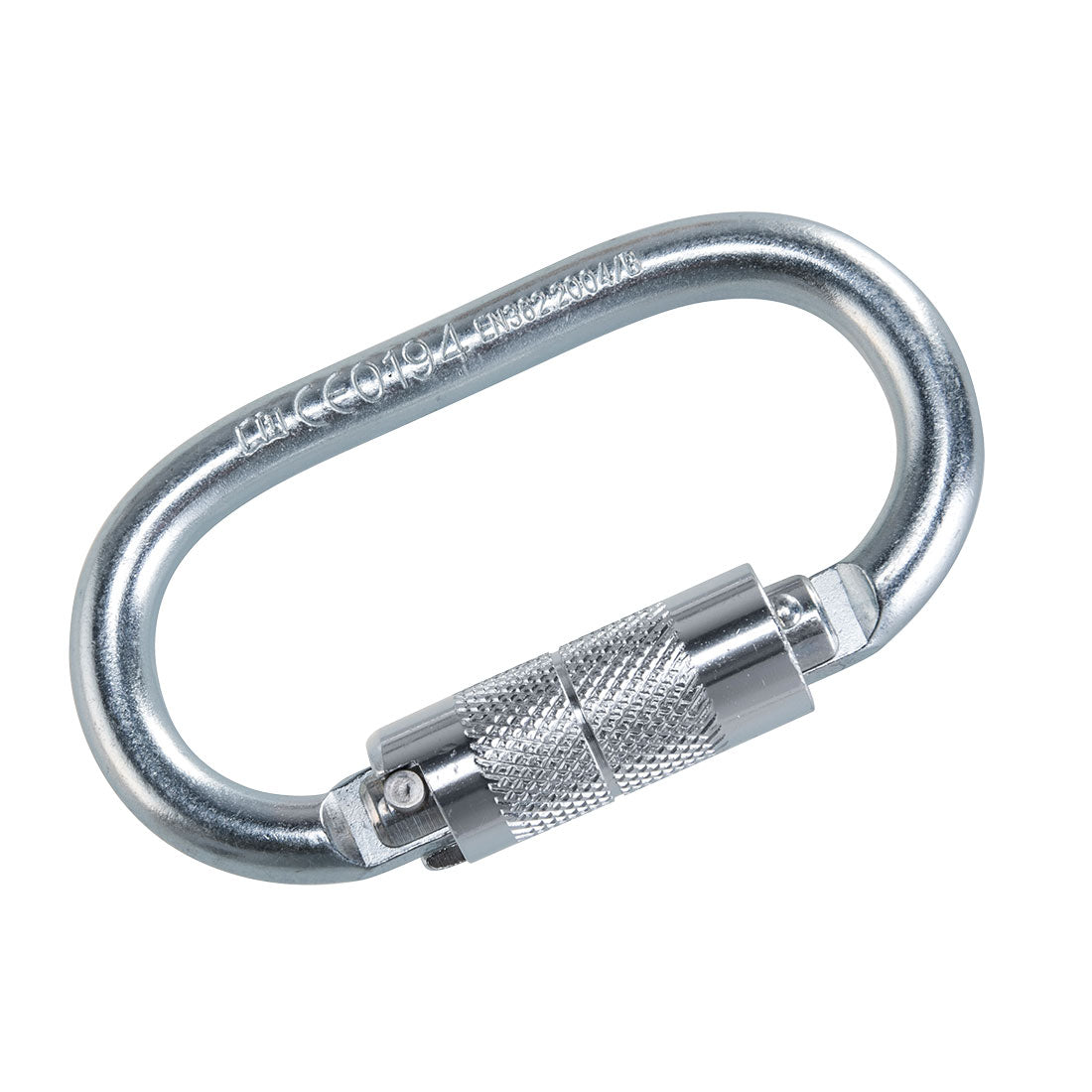 Portwest Twist-Lock Carabiner Silver