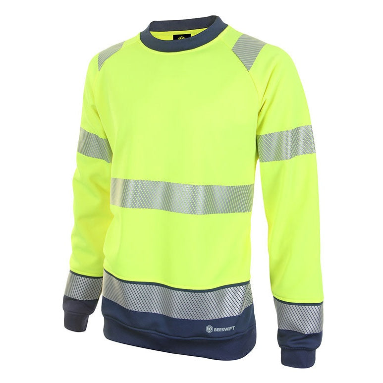 Beeswift Hivis Two Tone Sweatshirt