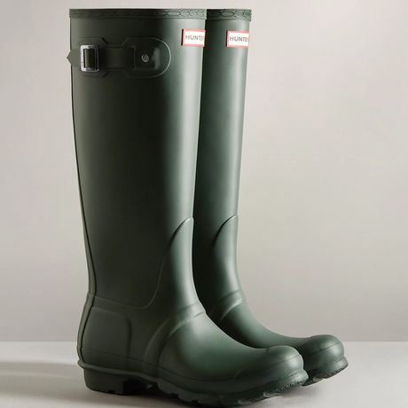 Hunter Original Ladies Tall Wellington Boots#colour_hunter-green