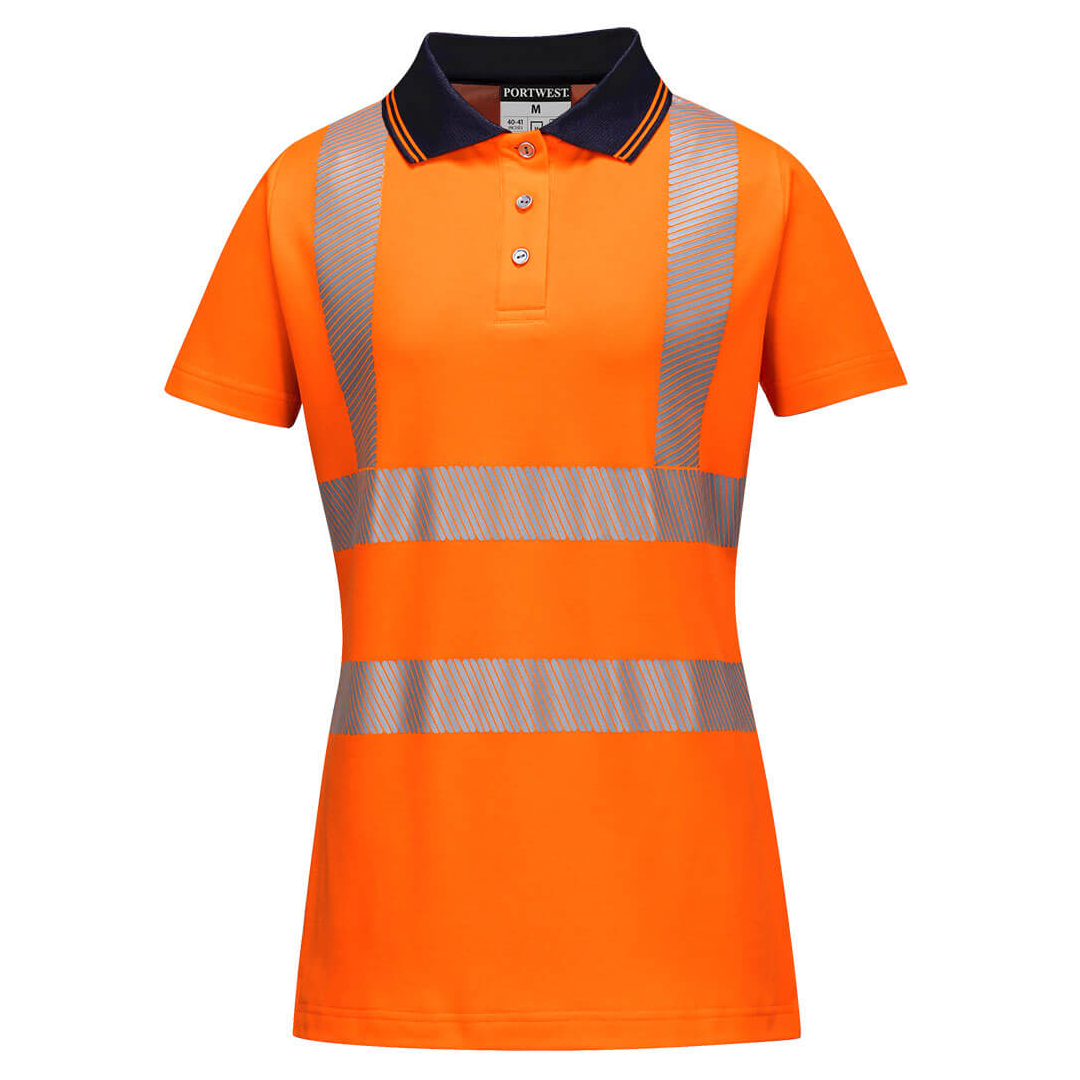 Portwest Hi-Vis Ladies Pro Polo Shirt