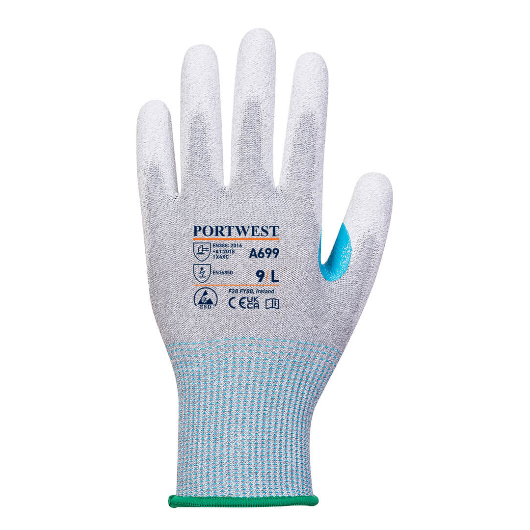 Portwest MR13 ESD PU Palm Glove - 12 Pack