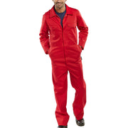 Beeswift Click Boiler Suit Red