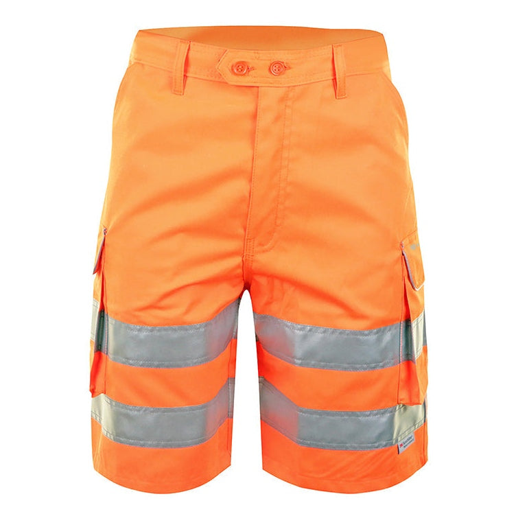 Beeswift Rail Spec Hi-Viz Shorts Orange