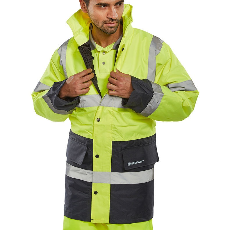 Beeswift Fleece Lined Traffic Jacket