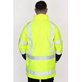Bisley Taped Hi-Vis Rain Shell Jacket