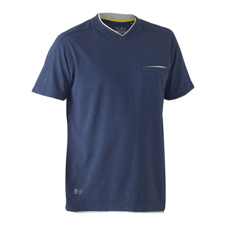 Bisley Flex & Move Cotton V-Neck T-Shirt