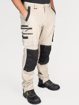 Bisley Flex & Move Stretch Utility Cargo Trousers With Kevlar® Knee Pad Pockets