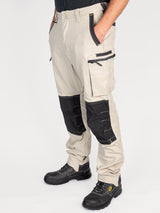 Bisley Flex & Move Stretch Utility Cargo Trousers With Kevlar® Knee Pad Pockets