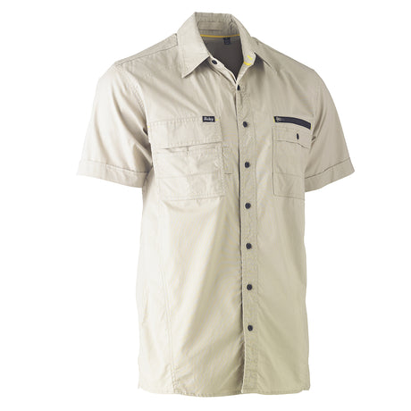 Bisley Shirt Flex & Move Short Sleeve Utility Work Shirt