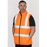 Bisley Taped Hi-Vis Reversible Puffer Vest