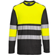 Portwest PW3 Hi-Vis Class 1 T-Shirt L/S #colour_yellow-black