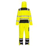 Portwest PW3 Hi-Vis Rain Coverall #colour_yellow-black