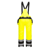 Portwest PW3 Hi-Vis Rain Bib and Brace #colour_yellow-black