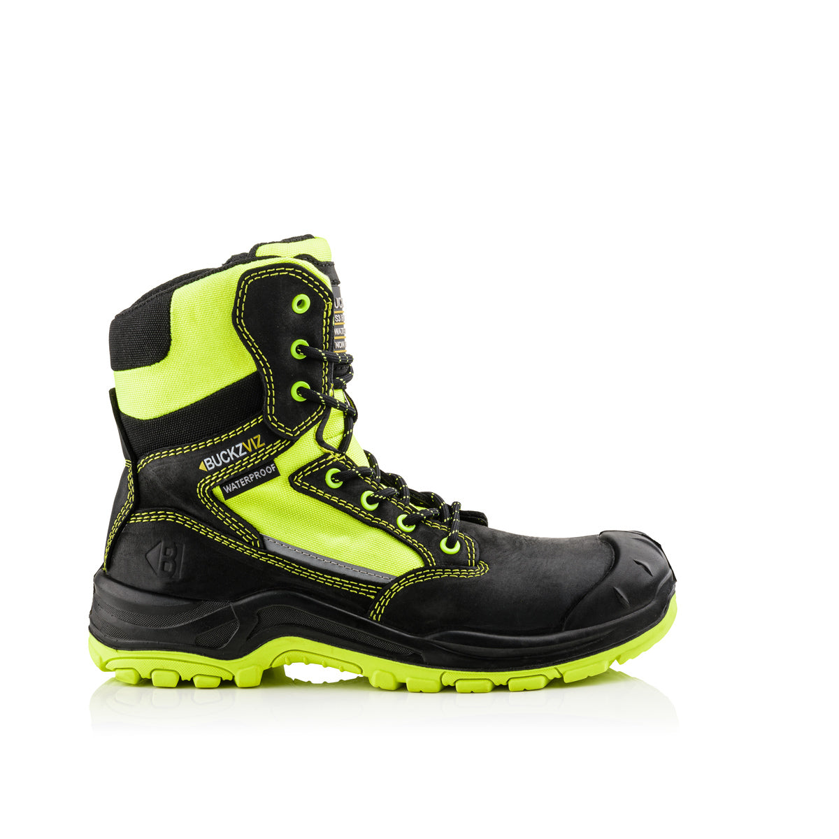 Buckbootz Buckz Viz Safety Lace/Zip Boots