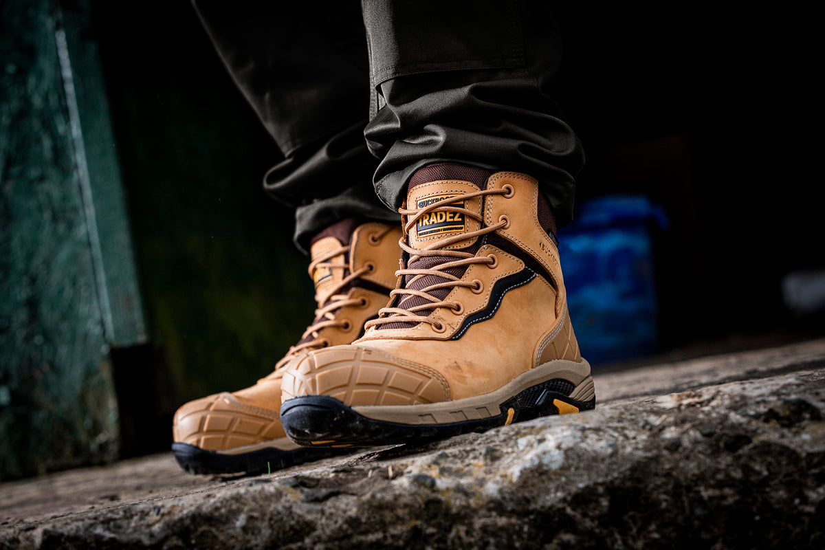 Buckbootz Tradez Blitz Lightweight Waterproof Safety Lace Boots