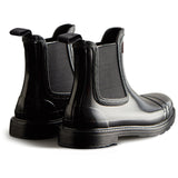 Hunter Ladies Commando Gloss Chelsea Boots