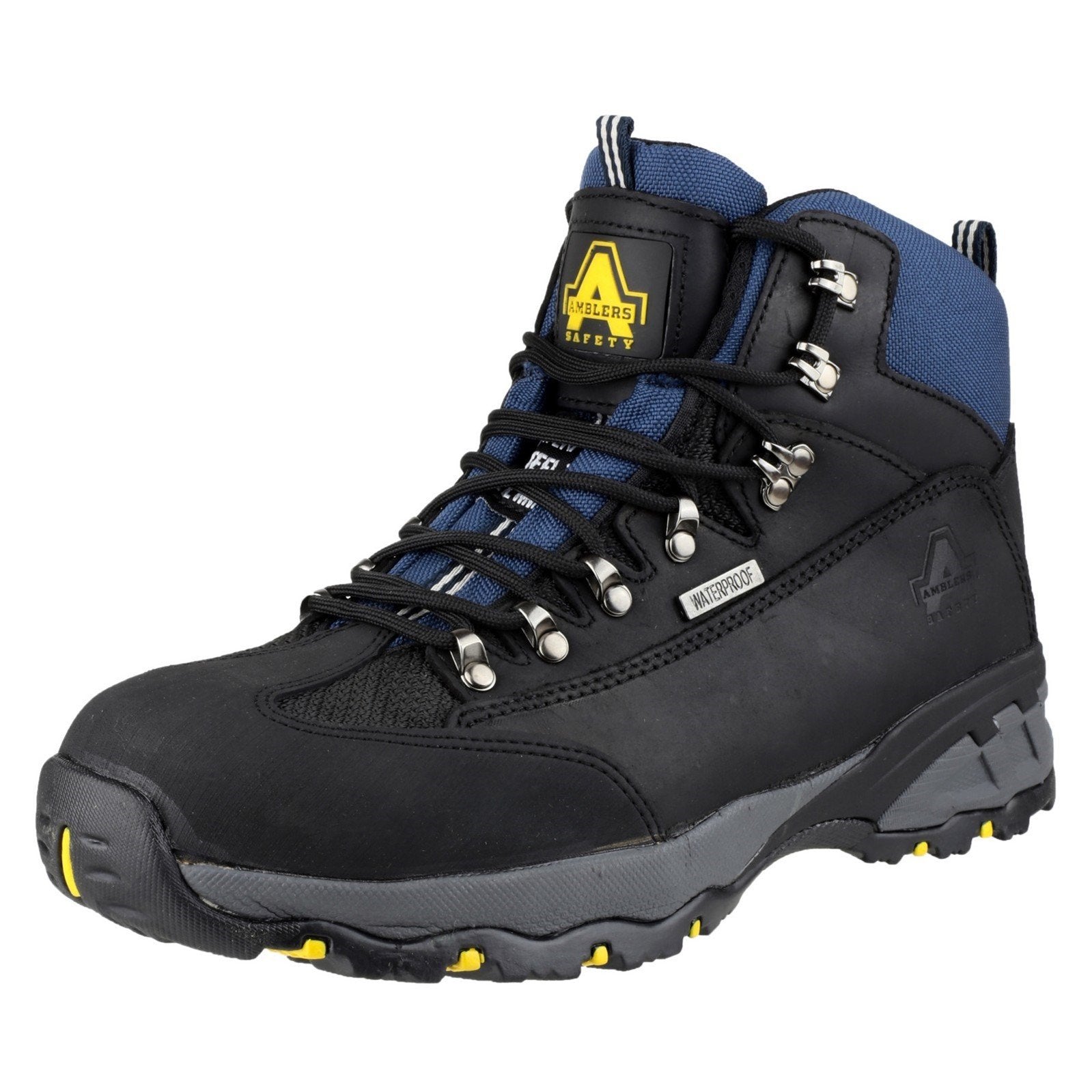 Amblers Safety Blue Waterproof Lace Up Hiker Safety Boots